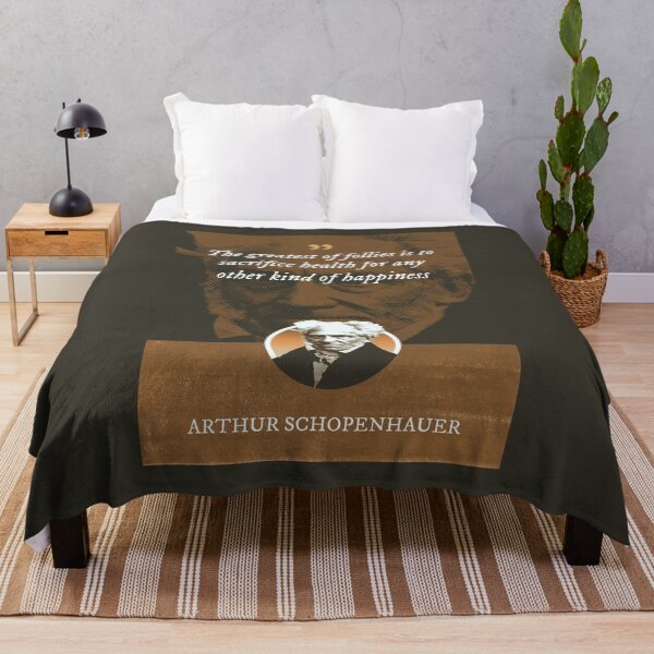 Item preview, Arthur Schopenhauer - The greatest of follies is to sacrifice health for any other kind of happiness designed and sold by Syahrasi.