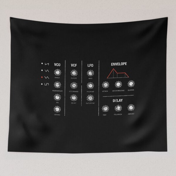 Item preview, Vintage Synthesizer Potis - Analog Acid Nerd 80s designed and sold by impartialfurnit.