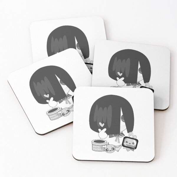Item preview, Plantee Halloween - Kawaii Sadako (Black & White)  designed and sold by plentyplantee.