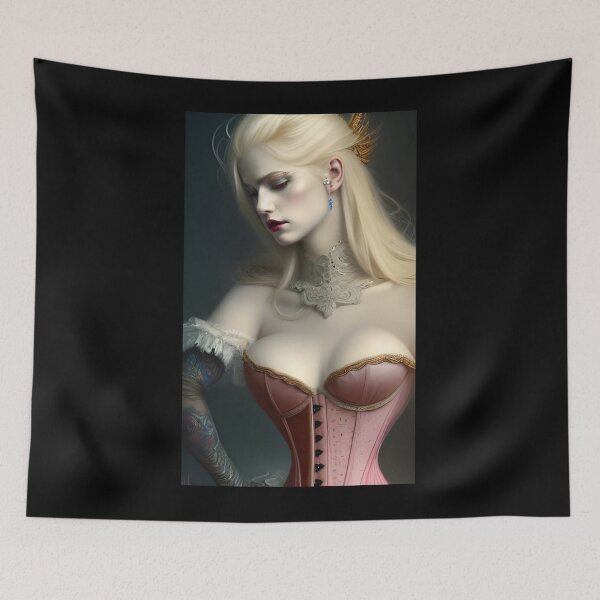 Item preview, Sexy Blonde Vampire Lady Alluring Seductress Beautiful Artwork  Classic T-Shirt designed and sold by JimHardman.