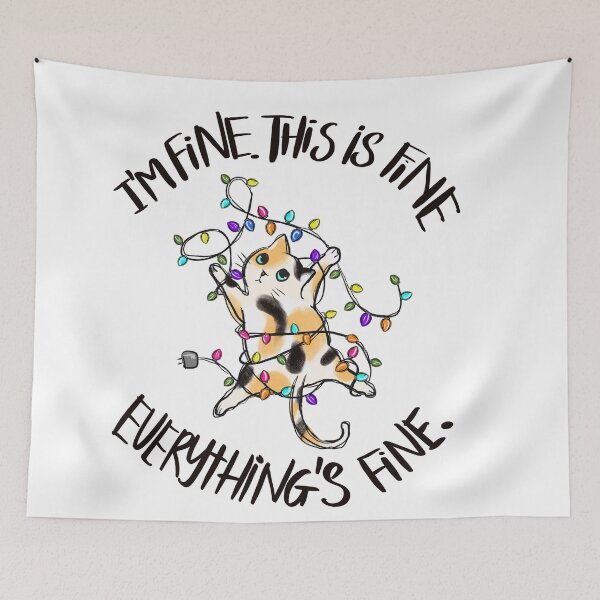 Item preview,  Fine This Is Fine Everythings Fine designed and sold by sriniboss758.