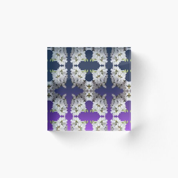 Item preview, Flower pattern blue and purple designed and sold by Scottssmith.