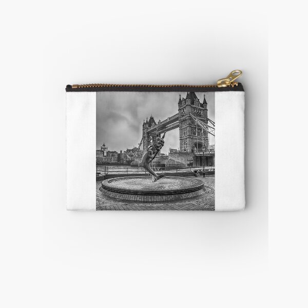 Item preview, Girl with a Dolphin at Tower Bridge 2 designed and sold by Chris Thaxter.