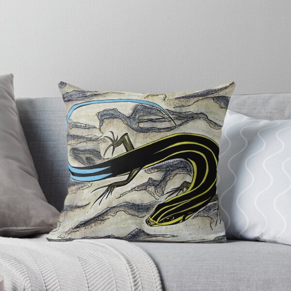 Item preview, Blue and Yellow Lizard - Five-lined Skink Drawing designed and sold by SfidaDesigns.