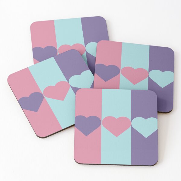 Item preview, Pastel hearts designed and sold by La boutique de Clémence.
