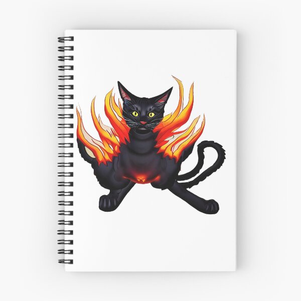 Item preview, gato fuego infernal designed and sold by sermskr.