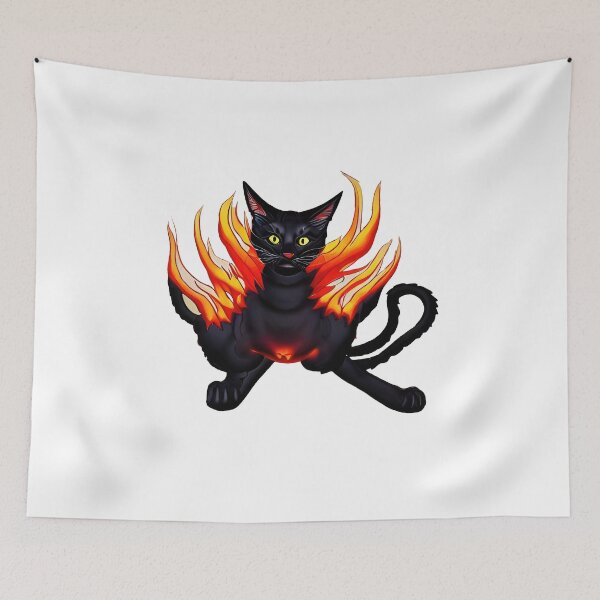Item preview, Hellfire Cat designed and sold by sermskr.