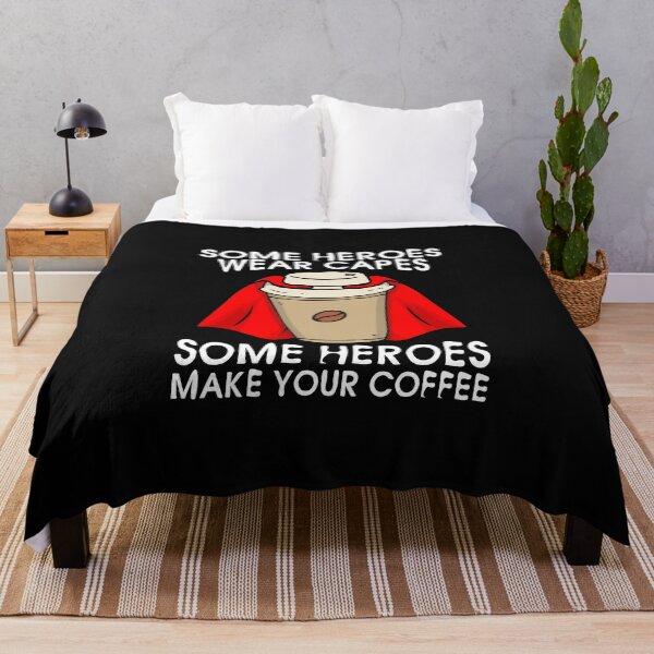 Item preview, Superhero Coffee Some Heroes Wear Capes Some Heroes Make Your Coffee Baristas Gift designed and sold by alenaz.