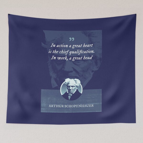 Item preview, Arthur Schopenhauer - In action a great heart is the chief qualification. In work, a great head designed and sold by Syahrasi.