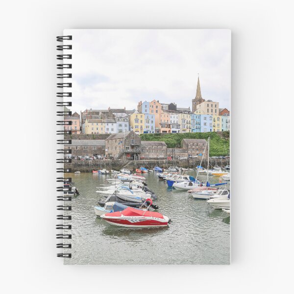 Item preview, Tenby Harbour and Town Panorama, Pembrokeshire, Wales designed and sold by Paul Thompson Photography.