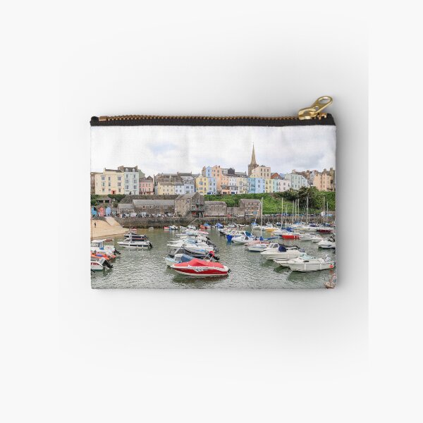 Item preview, Tenby Harbour and Town Panorama, Pembrokeshire, Wales designed and sold by Paul Thompson Photography.