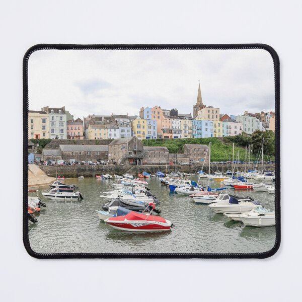 Item preview, Tenby Harbour and Town Panorama, Pembrokeshire, Wales designed and sold by Paul Thompson Photography.