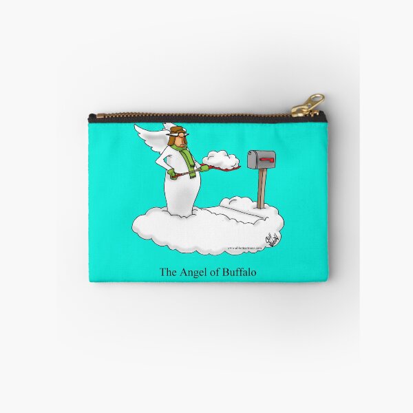 Item preview, Funny Spectickles Angel of Buffalo Snow Cartoon Humor designed and sold by abbottoons.
