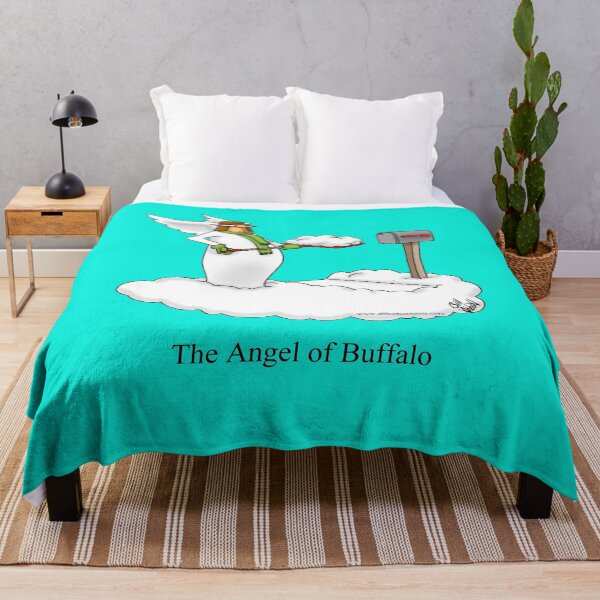 Item preview, Funny Spectickles Angel of Buffalo Snow Cartoon Humor designed and sold by abbottoons.
