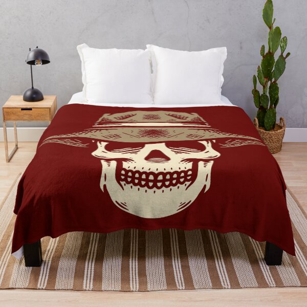 Item preview, Red Skull in a Farmer's Hat Illustration designed and sold by rukurustudio.