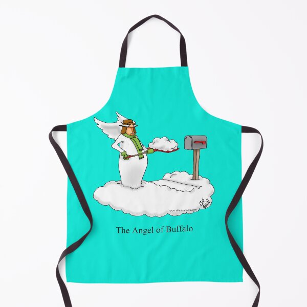 Item preview, Funny Spectickles Angel of Buffalo Snow Cartoon Humor designed and sold by abbottoons.