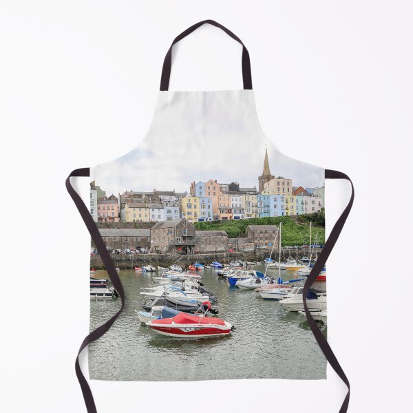 Item preview, Tenby Harbour and Town Panorama, Pembrokeshire, Wales designed and sold by Paul Thompson Photography.