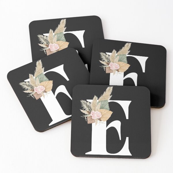 Item preview, letter e floral designed and sold by LU NA.