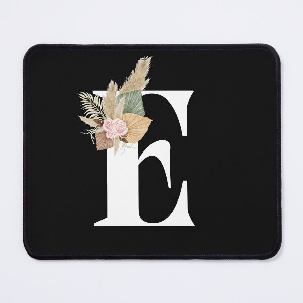 Item preview, letter e floral designed and sold by LU NA.
