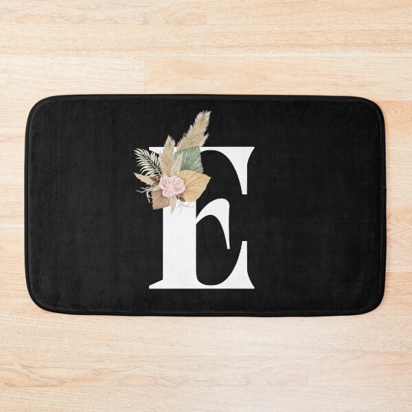Item preview, letter e floral designed and sold by LU NA.