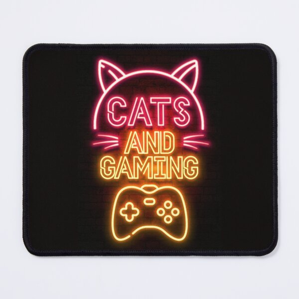 Item preview, cats and gaming designed and sold by MoodExtra.