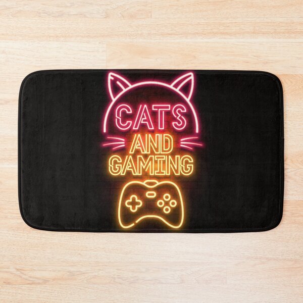Item preview, cats and gaming designed and sold by MoodExtra.