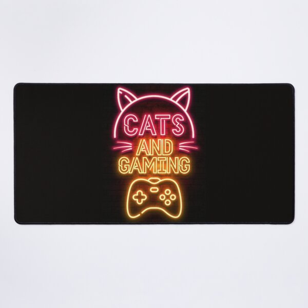 Item preview, cats and gaming designed and sold by MoodExtra.