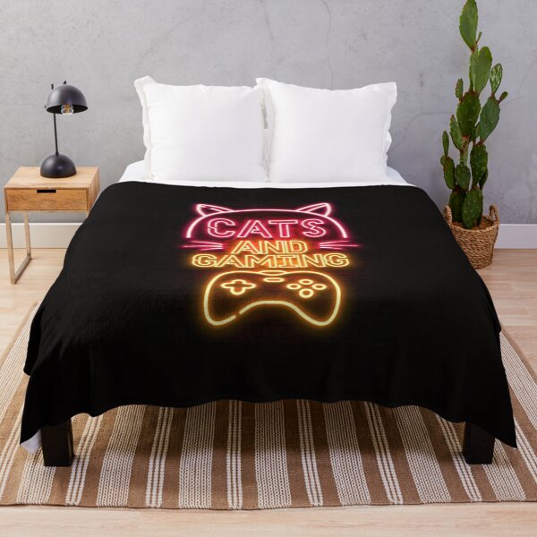 Item preview, cats and gaming designed and sold by MoodExtra.