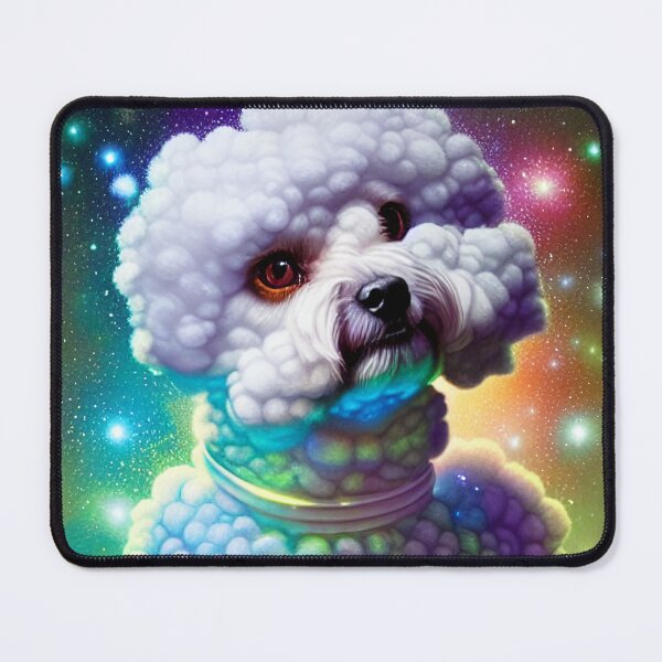 Item preview, Cadet #77 - Galactic Cloud Bichon Frise designed and sold by Galactic Fur Baby Federation.