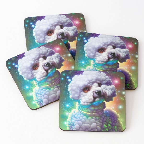 Item preview, Cadet #77 - Galactic Cloud Bichon Frise designed and sold by Galactic Fur Baby Federation.
