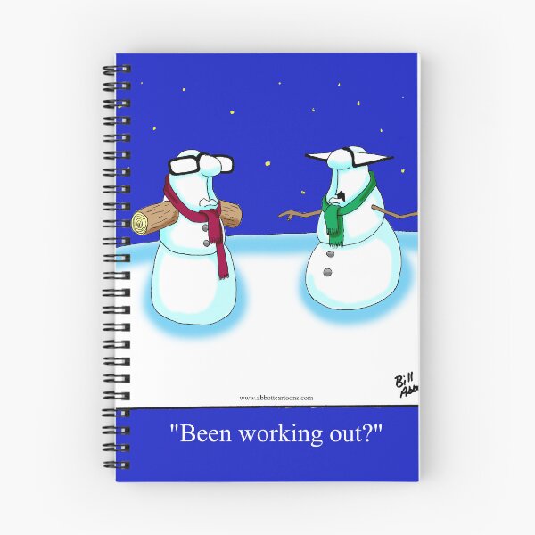 Item preview, Funny Spectickles Buff Snowman Cartoon Humor designed and sold by abbottoons.