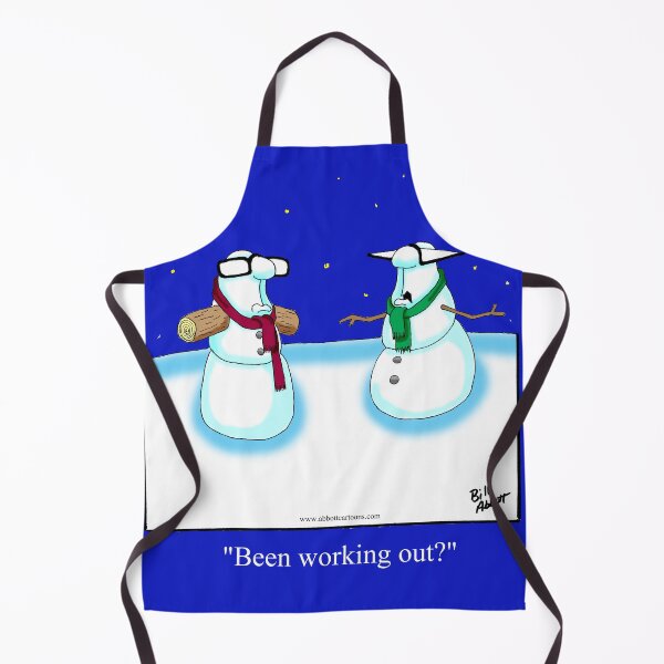 Item preview, Funny Spectickles Buff Snowman Cartoon Humor designed and sold by abbottoons.