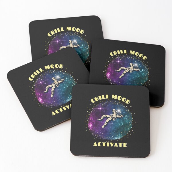 Item preview, CHILL MOOD ACTIVATE  - chill mood astronaut designed and sold by PRINYOS.