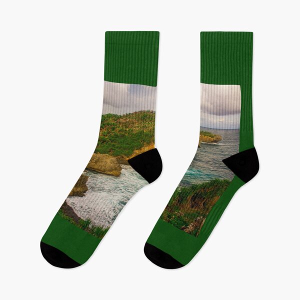 Item preview, Wavy rock lagoon beach Midodaren on Java, Indonesia. designed and sold by kall3bu.