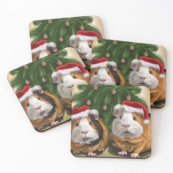 Item preview, Guinea pig Christmas  designed and sold by fatbanana.