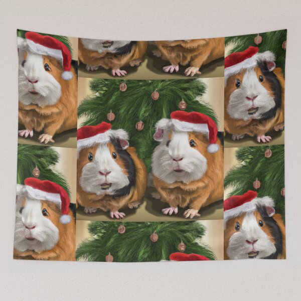 Item preview, Guinea pig Christmas  designed and sold by fatbanana.