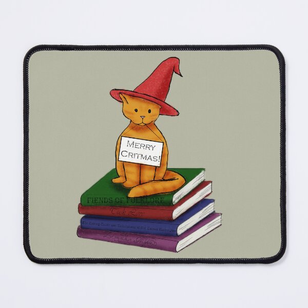 Item preview, Wizard Cat on Books designed and sold by mystmoon92.