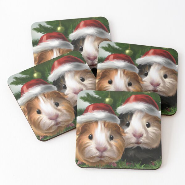 Item preview, Guinea pig Christmas  designed and sold by fatbanana.