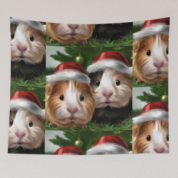 Item preview, Guinea pig Christmas  designed and sold by fatbanana.