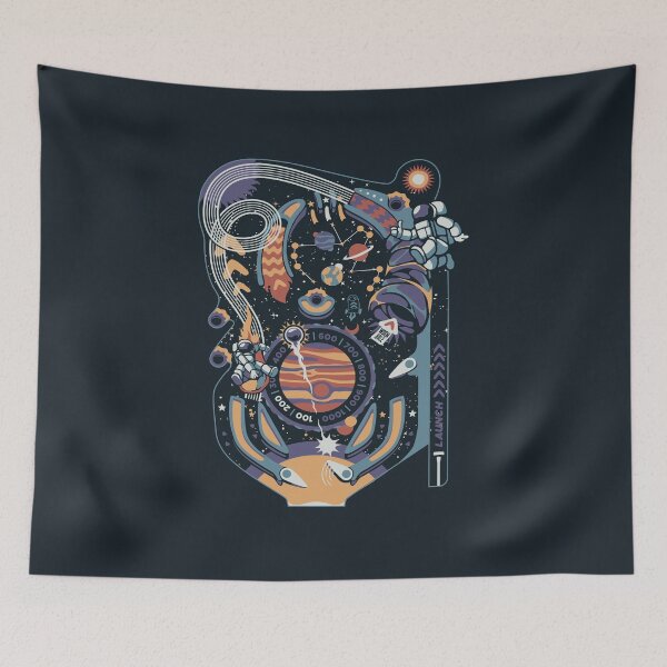 Item preview, Pinball Space Machine by Tobe Fonseca designed and sold by Tobe Fonseca®.