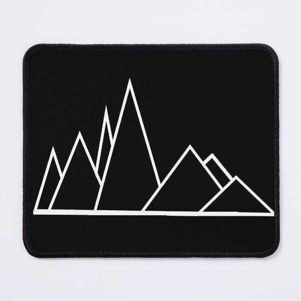 Item preview, Geometric Mountains in the Night designed and sold by RioCariocaClub.