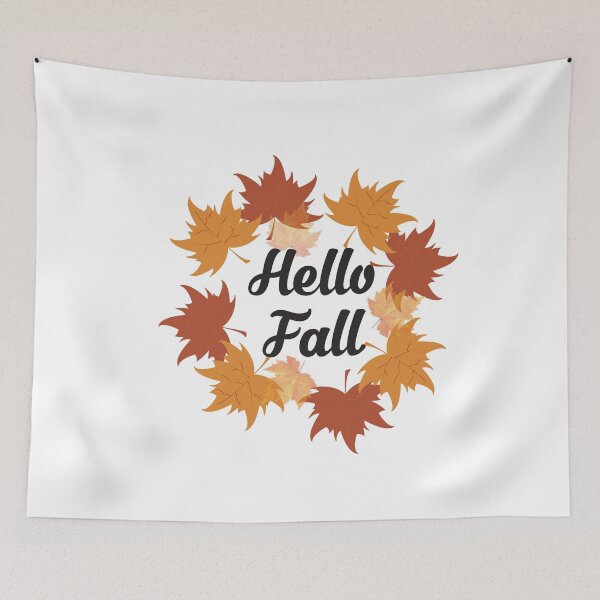 Item preview, Hello Fall designed and sold by Elidrissi7.
