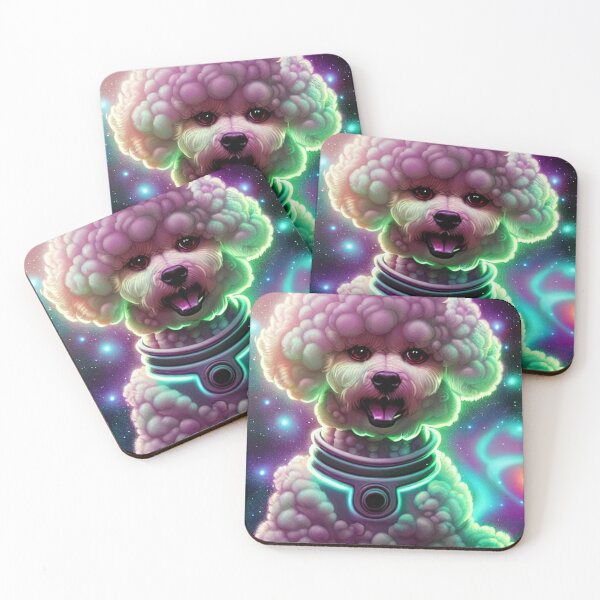 Item preview, Cadet #82 - Galactic Happy Bichon Frise designed and sold by Galactic Fur Baby Federation.