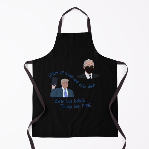 Item preview, Biden has beliefs Trump has none Hamilton lyrics Sticker designed and sold by Rhubarbbechtel.