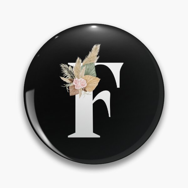 Item preview, letter f floral designed and sold by LU NA.