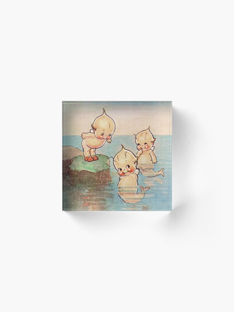 Alternate view of "Sea Maidens" - Mermaids, Mythical Creature, Ocean, Cutie, Siren, Sailor, Mermaid Acrylic Block