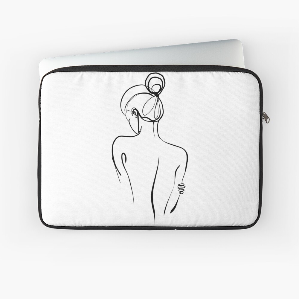 Simple And Aesthetic One Line Art Woman iPad Case & Skin by medabdallahh8