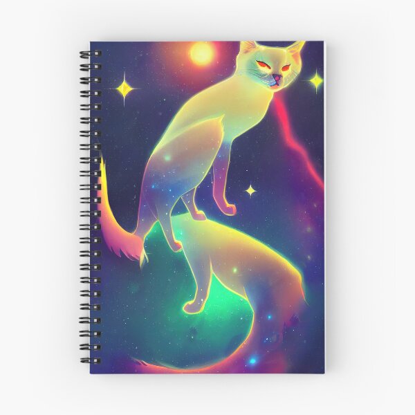 Artikelvorschau, Cat in coloful space entworfen und verkauft von ComicsFactory.