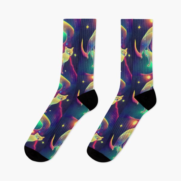 Item preview, Cat in coloful space designed and sold by ComicsFactory.