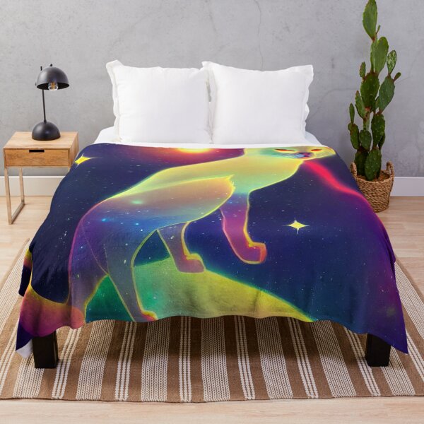 Item preview, Cat in coloful space designed and sold by ComicsFactory.